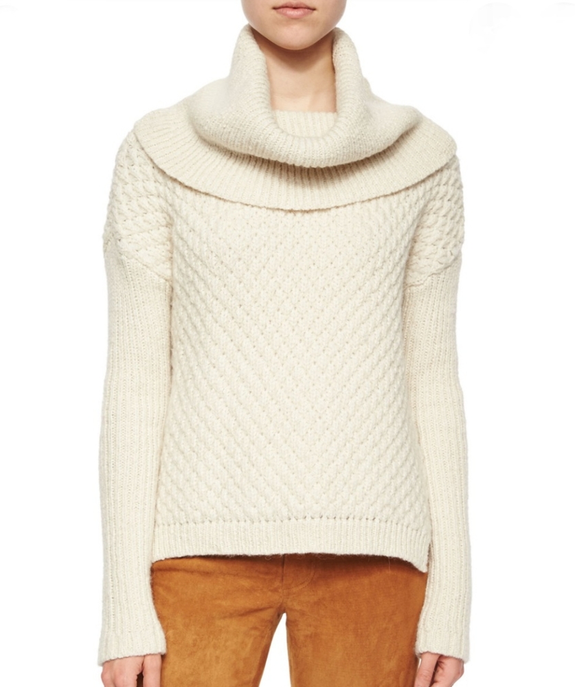 Alice + Olivia alpaca paxton sweater